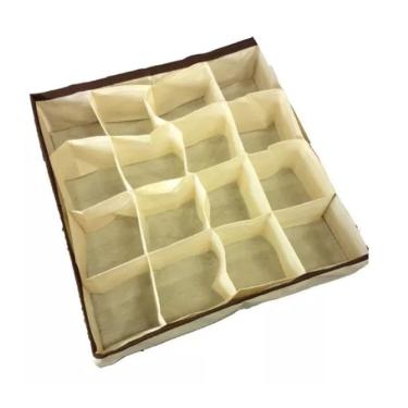 Imagem de Organizador De Gavetas Para Roupa Intima 16 Espaços Tnt 