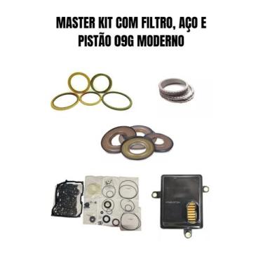 Imagem de Master kit com filtro, aço e pistão do câmbio automático 09g moderno -