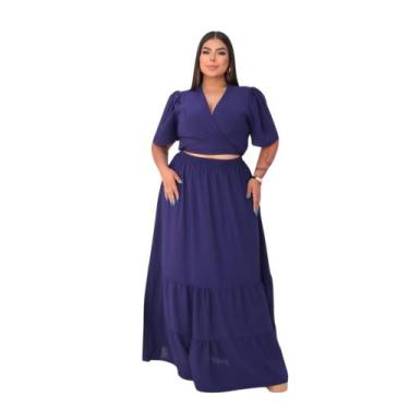 Imagem de Conjunto Cropped e Saia Longa Tecido em Duna 4 ª Geração - Reyn Store,