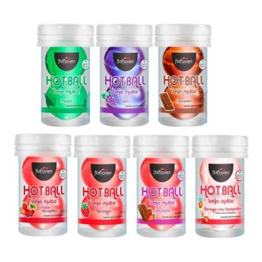 Imagem de Bolinha hot ball beija muito dupla - hot flowers, FRUTAS VERMELHAS