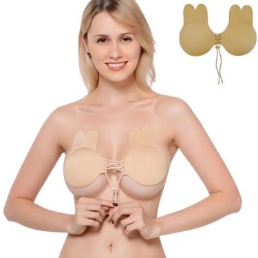 Imagem de Sutiã adesivo invisível silicone levanta seio com regulador - MARCIA T
