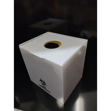 Imagem de Caixa Em Acrilico P/ Coletor 7l Descarpack/perfurocortante - Rick Acri
