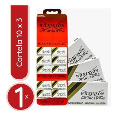 Imagem de Cartela Lâmina Wilkinson Quantidade:10 unid x 3 (30 lâminas)