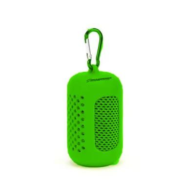 Imagem de Kit Toalha de Microfibra Gold Sports Com Capa de Silicone e Mosquetão 