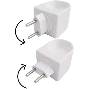 Imagem de Aromatizador Elétrico de Ambientes- Aromaterapia Via Aroma Branco Porc