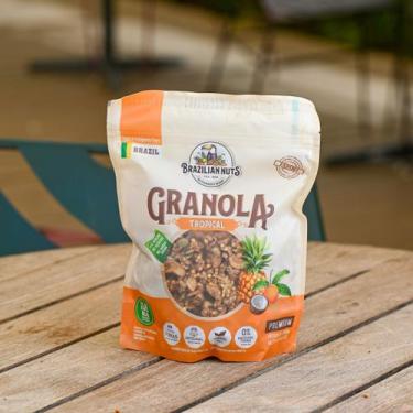 Imagem de Granola Tropical com manga, abacaxi e castanhas  100% Natural  Adoçada