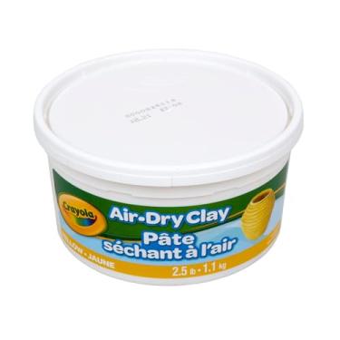 Imagem de Crayola Air Dry Clay, 2.5lb Tub, Yellow