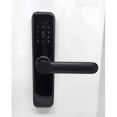 Imagem de Fechadura Eletrônica Digital Biométrica Beluni New Black Tuya Smart Wi
