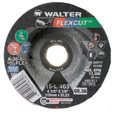 Imagem de Disco Desbastes Flexcut 4.1/2x7/8" Walter 15L473