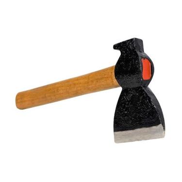 Imagem de Machadinha Com Unha Madeira Envernizado Cunha Pressão 32cm - Minasul