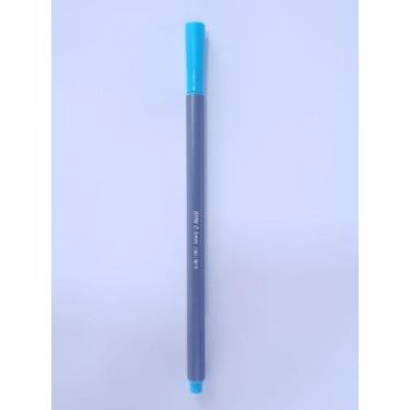 Imagem de Caneta Hidrográfica Fineliner 0.4mm Ponta Extra Fina - BRW, AZUL NEON