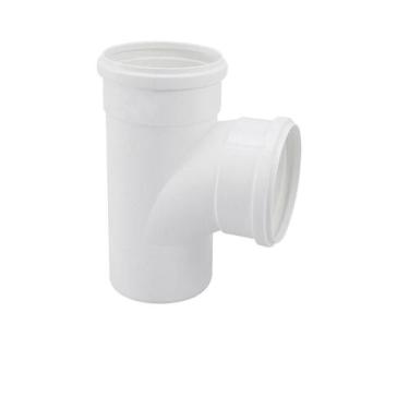 Imagem de Te Esgoto Branco 100mm - Krona, Tamanho: 100mm
