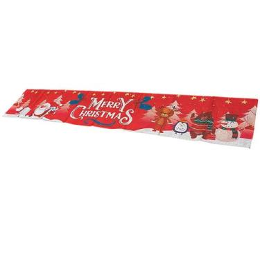 Imagem de Caminho de Mesa Passadeira Natal Natalino Toalha Trilho Decoraçao Mesa