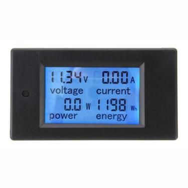 Imagem de Wattímetro Voltímetro Amperímetro 12v 24 Solar Dc 20a - Tomzn,  12v