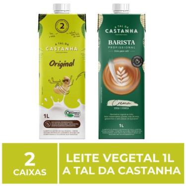 Imagem de 2 Caixas de 1L de Leite Vegetal, A Tal da Castanha
