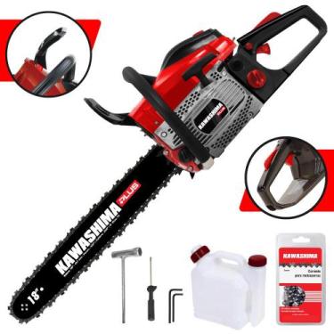 Imagem de Motosserra Kawashima KCS500P À Gasolina 2 Tempos 49,3cc Com Lubrificaç