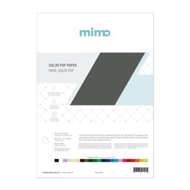Imagem de Papel Color Pop Cinza Lua Mimo - A4 - 180 gr - 25 unds