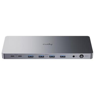 Imagem de DOCK STATION CUDY DUAL 4K 10 GBPS USB-C MODELO CS700