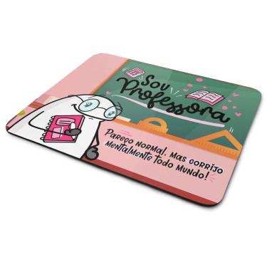 Imagem de Mouse Pad Flork Profissões - Sou professora