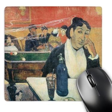 Imagem de Café em Arles por Paul Gauguin - Mouse Pad, 8 x 8 polegadas (mp_127326_1)