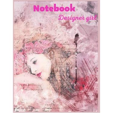 Imagem de Notebook: Designer Girl | Cute Luxury Softcover (Gift Girl Notebooks): 120 Pages 8.5" x 11" Softcover Sketchbook For designer (US Edition)