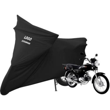 Imagem de Capa De Cobrir Moto DafraSuper 100CC Não Risca Pintura - Mz, Preta
