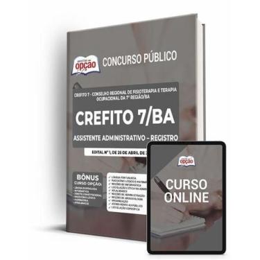 Imagem de Apostila CREFITO 7 Bahia - Assistente Administrativo - Registro