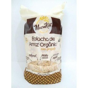 Imagem de Bolacha De Arroz Macrokant Gergelim Kit Com 3 Unid 95g