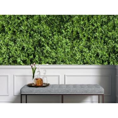 Imagem de 6 Placas de Folhagens Artificiais Permanentes Premium Decoração de Par