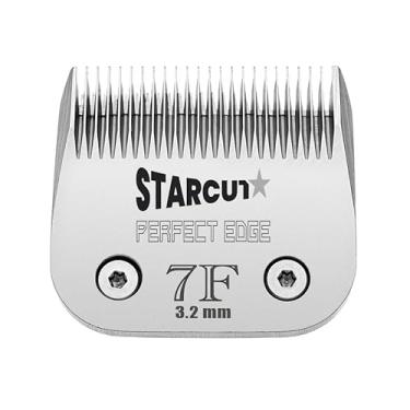 Imagem de STARCUT Lâminas de substituição de tosquiadeiras profissionais destacáveis para cães, gatos e cavalos, compatíveis com a maioria dos cortadores A5 Andis, Oster, Wahl Series, feitas de aço inoxidável.