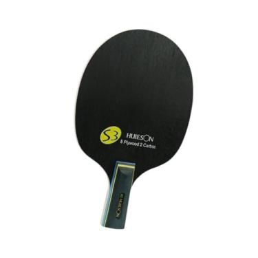 Imagem de Dynwave Base de lâmina de tênis de mesa, placa absorve o suor, cabo de raquete de pingue-pongue, lâmina de madeira para iniciantes, jogo casual interno e, Comprimento Da Alça