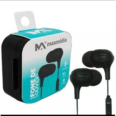 Imagem de Fone de ouvido com fio extra bass tipo P3 com microfone embutido e estojo(KIT COM 2 PÇS)