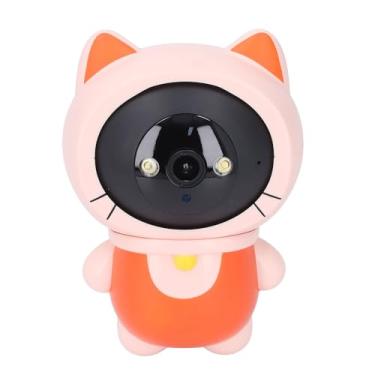 Imagem de Câmera de Monitoramento de bebê 4K Com Detecção de Movimento APP Alarme 2 Way Talk WiFi Pet Camera, Design Elegante, Chip de Banda Dupla, Monitoramento 24H, Conversa