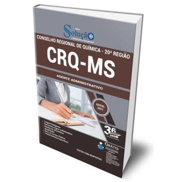 Imagem de Apostila CRQ-MS - Agente Administrativo - Editora Solução