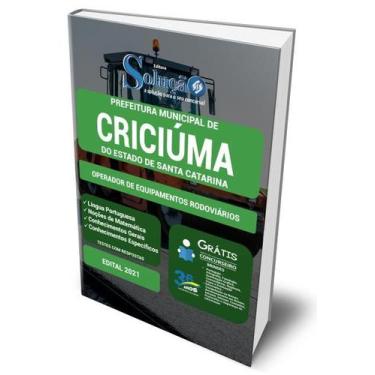 Imagem de Apostila Prefeitura de Criciúma - SC - Operador de Equipamentos Rodovi