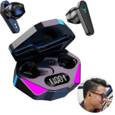 Imagem de Fone Gamer Bluetooth TWS RGB Sem Fio com Som Imersivo - Ltomex