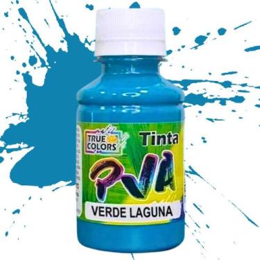 Imagem de Tinta PVA Fosca Cores Frias GII True Colors 100 ml, VERDE LAGUNA - 723