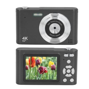 Imagem de Câmera Digital HD Atualizada, Vintage 4K 2,4in 48MP 16x Câmera de Viagem do Zoom Non Shake Com Exibição IPS HD, Câmera Digital Compacta para Gravação de Vídeo Fotográfica Travel