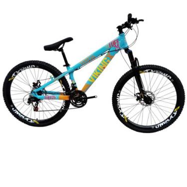 Imagem de Bicicleta Aro 26 Aluminio 21 Velocidade Vikingx Tuff 25 Freio Disco Hi