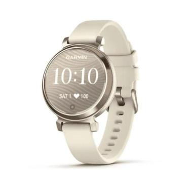 Imagem de Smartwatch Relógio Garmin Lily 2 Dourado Pulseira de Silicone com Moni