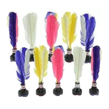 Imagem de Kit 10 Peteca Oficial Recreativa Sakisteca