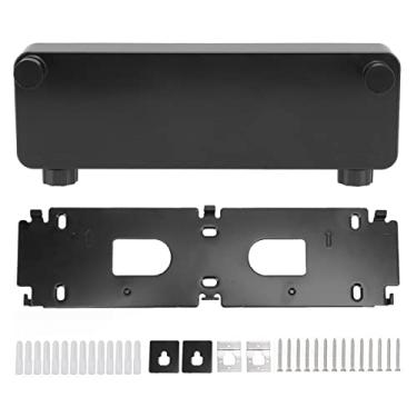 Imagem de Varal retrátil GRCFUMO, varal retrátil montado na parede de 5,2 metros, varal de secagem de roupas de aço inoxidável para varandas de banheiros (Preto)