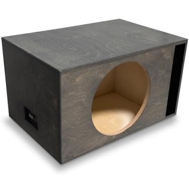 Imagem de Basshead Supply - Caixa de subwoofer de camada de bétula com porta única de 38 cm