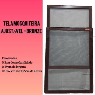 Imagem de Tela Mosquiteira Regulável Bronze. - LL Redes e Telas