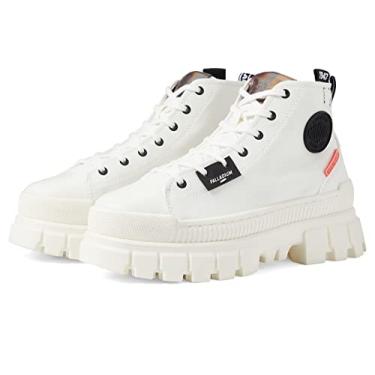 Imagem de Palladium Women's Revolt Hi TX Boot, Star White/Marshmallow, 8 M