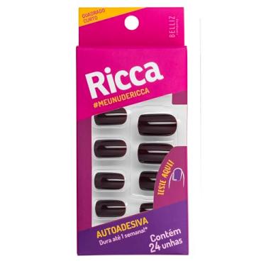 Imagem de Ricca Unhas Autoadesivas Chocolate