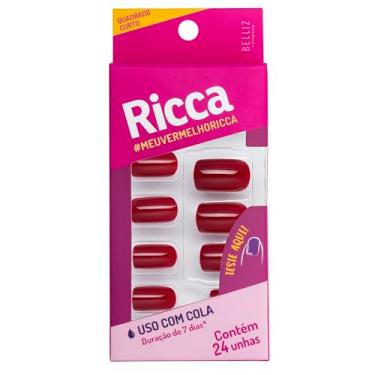 Imagem de Ricca Unhas Vermelho Bordô