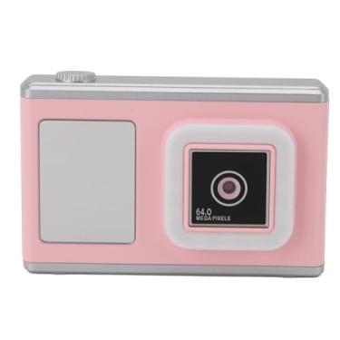 Imagem de Câmera Digital de 1080p, Bateria de 800mAh 2,4 Polegadas IPS Compacta Câmera Pequena para Fotografia (Verde) (Róseo)