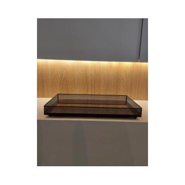 Imagem de Bandeja de Servir Sala de Jantar/Bebidas/Café-Trevos 25x40cm-Espelhada