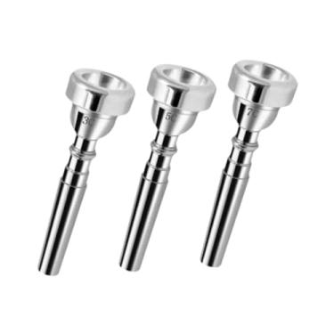 Imagem de Milageto Trompete Bocalpike Substituto de Trompete Acessórios Musica, Prata